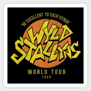 Wyld Stallyns World Tour 1989 - vintage logo Sticker